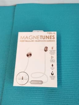 RHEA- Gabba Goods Magnetunes Metallix Bluetooth Earbuds, Built-In Mic - Thumbnail 1
