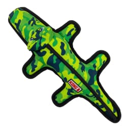 KONG® Ballistic® Durable Plush Squeaker Dog Toy, Alligator, Medium/Large - Thumbnail 3