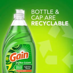 Gain Ultra Dishwashing Liquid Dish Soap, Original Scent, 38 fl oz - Thumbnail 7