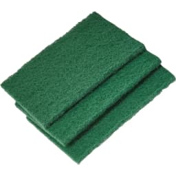 Scrub-It Scouring Pads - Heavy Duty Household Cleaning Scrubber with Non-Scratch Anti-Grease Technology - Reusable Ã¢– Green - 3 Pack (X2) Total 6 - Thumbnail 1