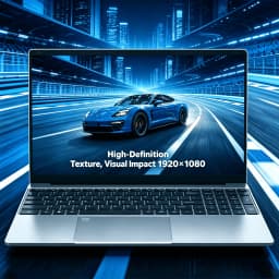 15.6 Inch Molegar Laptop with Intel N5100 Processor, 8GB RAM 256GB SSD, FHD IPS Screen - Thumbnail 8