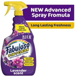 Fabuloso 3-in-1 Clean Spray, Multi-Purpose Cleaner, Lavender Scent, 25.3 fl oz - Thumbnail 1