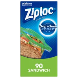 Ziploc® Brand Sandwich Bags, 90 Count - Thumbnail 1