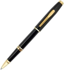 Cross Coventry Black Lacquer with Gold-Tone Rollerball Pen - Thumbnail 1