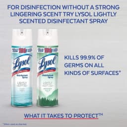 Lysol 19 oz. Crisp Linen Disinfectant Spray (12-Pack) - Thumbnail 7
