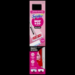 Swiffer Pink Limited Edition Mop & Go Deluxe, 2-in-1 Floor Mopping and Sweeping Kit, 1 Device, 6 Mop Refills, 2 Sweep Refills - Thumbnail 3