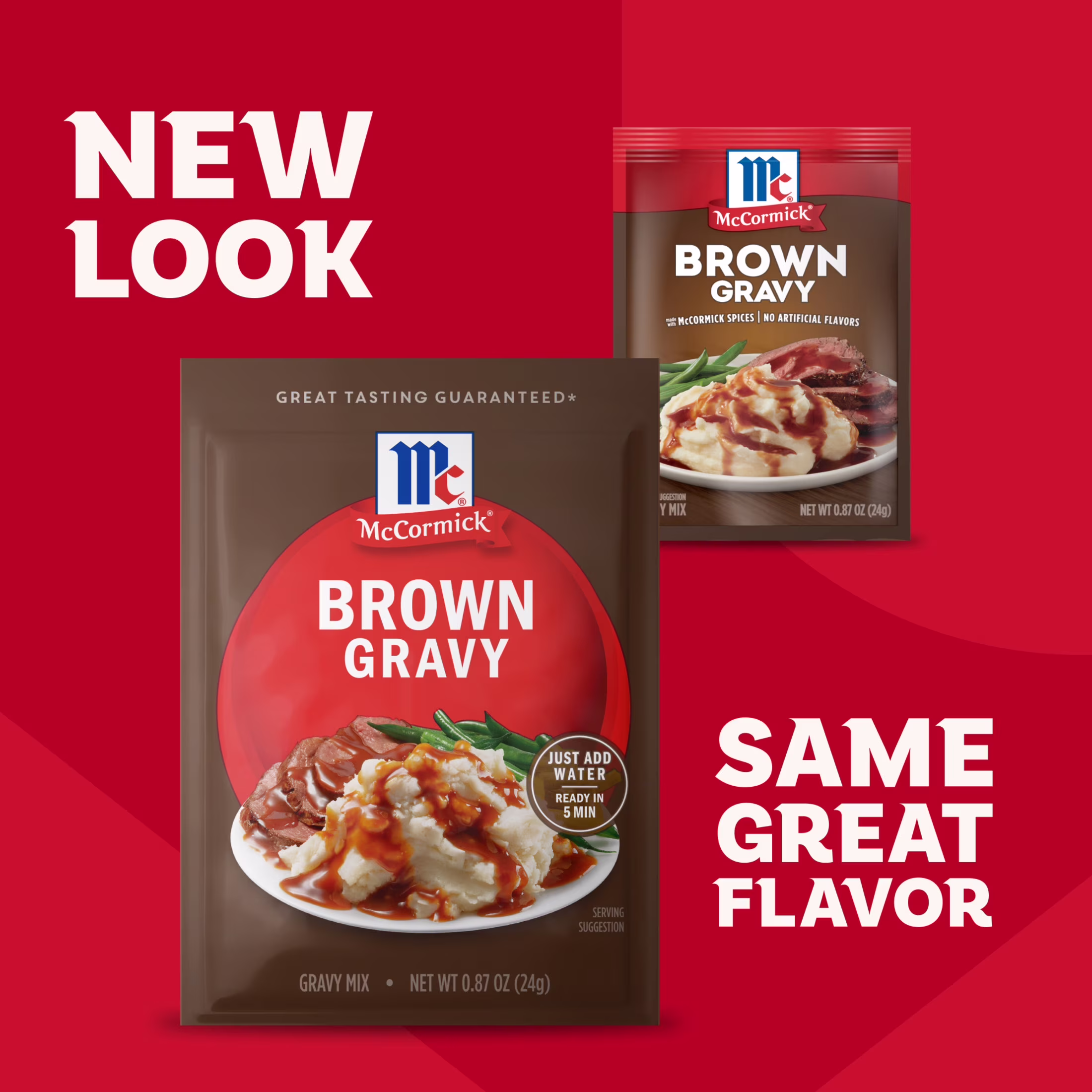 McCormick Brown Gravy Mix, 0.87 oz Packet - Thumbnail 2
