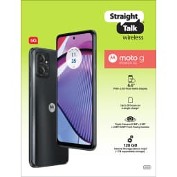Straight Talk Motorola Moto G Power 5G (2023), 128GB, Black - Prepaid Smartphone [Locked to Straight Talk] - Thumbnail 11