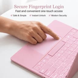 MiniHyper 15.6" Pink Laptop, Intel N5100, 8GB RAM, 512GB SSD, FHD IPS Display, Windows 11 Pro, Backlit Keyboard - Thumbnail 2