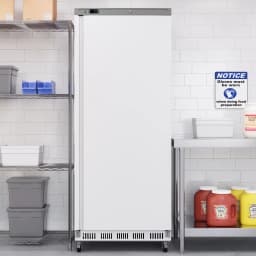 30 in. Commercial One Door Convertible Reach-In Refrigerator/Freezer with 25 Cu. Ft. Capacity in White, ETL Listed (KM-RIC-1DWH) - Thumbnail 5