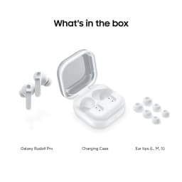 Samsung Galaxy Buds4 Pro Bluetooth Headphones and Charging Case, White - Thumbnail 9