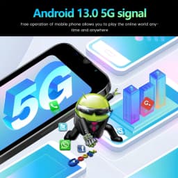 Clearance！Smart Appliances 5.2 Inch HD Screen Smart Phone 5G 4G Dual Sim Celulares Android 12 Unlocked 72MP 5000mAh Cell Phone - Thumbnail 7