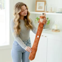 Pet Deluxe Crinkle Dog Toy Plush Toy Tug-of-War Squeaky Dog Toy Boredom Buster Toys with Snack Pockets Durable Enrichment Mentally Stimulating Toys - Thumbnail 6