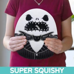 Squishmallows 8-Inch Jack Skellington - Nightmare Before Christmas - Official Jazwares Plush - Collectible Soft & Squishy Stuffed Animal Toy gift kids - Thumbnail 2