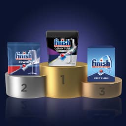 Finish Quantum Infinity Shine 70ct, Dishwasher Detergent Tabs - Thumbnail 7