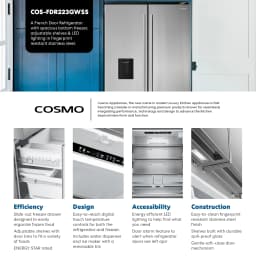 22.4 cu. ft. 3-Door French Door Refrigerator Water Dispenser in Stainless Steel - Thumbnail 9