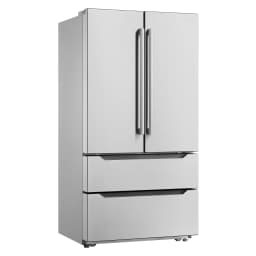 22.5 cu. ft. 4-Door French Door Refrigerator with Handles in Stainless Steel - Thumbnail 8