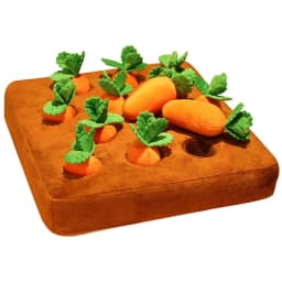 ADruer Plush Dog Pet Carrot Chewing Toys, Carrot Farm Dog Toys, Pet Carrot Plush Training Toys, Dog Enrichment Toys, Dog Carrot Farm Promote Natural - Thumbnail 1