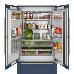 36 In. Panel Ready French Door Refrigerator With Ice maker, water dispenser, Frost Free . 19.6 total cubic - Thumbnail 5