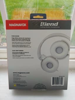 RHEA- Magnavox Blend White Foldable Headphones - Thumbnail 6