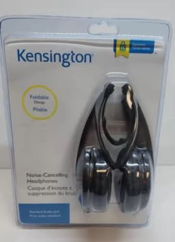 RHEA- Kensing K33084 Foldable Noise-Cancelling Headphones (New) - Thumbnail 1