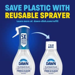 (3 pack) Dawn Powerwash Spray, Dish Soap, Dishwashing Liquid, Free & Clear, 1 Starter Kit, 16 Fl Oz - Thumbnail 8