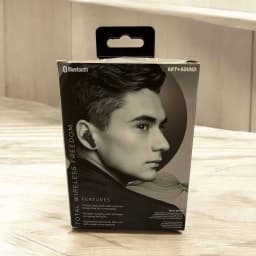RHEA- Art + Sound Bluetooth True Wireless Pro Ear Buds Black Built In Mic Charge Case - Thumbnail 3
