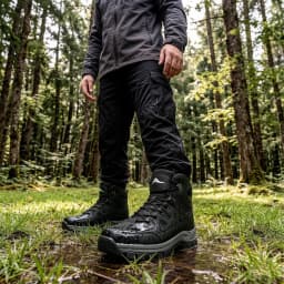MeMoride Men's Waterproof Hiking Boots Outdoor Mid Trekking Lightweight Mountaineering Shoes - Thumbnail 3