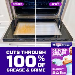 Mr. Clean Magic Eraser Sponge, Kitchen Grease, Unstopables Fresh, 3 Count - Thumbnail 4