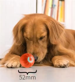 Smart Interactive Dog Toy, Wicked Ball AIR, Automatic Moving, Bouncing, and Rotating, E-TPU Material, IPX7 Waterproof Rating, Active Rolling Ball - Thumbnail 2
