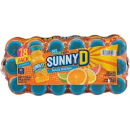 (3 pack) SUNNYD Tangy Original Shelf Stable Orange Juice Drink, 18 Count, 6.75 fl oz Bottles - Thumbnail 13