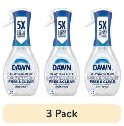 (3 pack) Dawn Powerwash Spray, Dish Soap, Dishwashing Liquid, Free & Clear, 1 Starter Kit, 16 Fl Oz - Thumbnail 1
