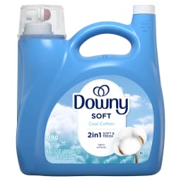 Downy Liquid Laundry Fabric Softener and Conditioner, Cool Cotton Scent, 140 fl oz, 190 Loads - Thumbnail 10