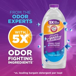 ARM & HAMMER Odor Blasters Deep Rinse and Revitalize Fabric Rinse, Fresh Burst, 28 fl oz - Thumbnail 5
