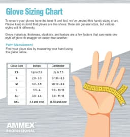 AMMEX Clear Vinyl Exam Gloves, Size Large, 1000 Count, Light-Duty - Thumbnail 3