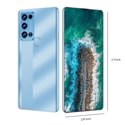Wjsxc Smart Phone,Android 10.0 System Smartphone HD Full Screen Phone,Dual SIM Unlocked Smart Phone,3GB RAM+64GB ROM - Thumbnail 3