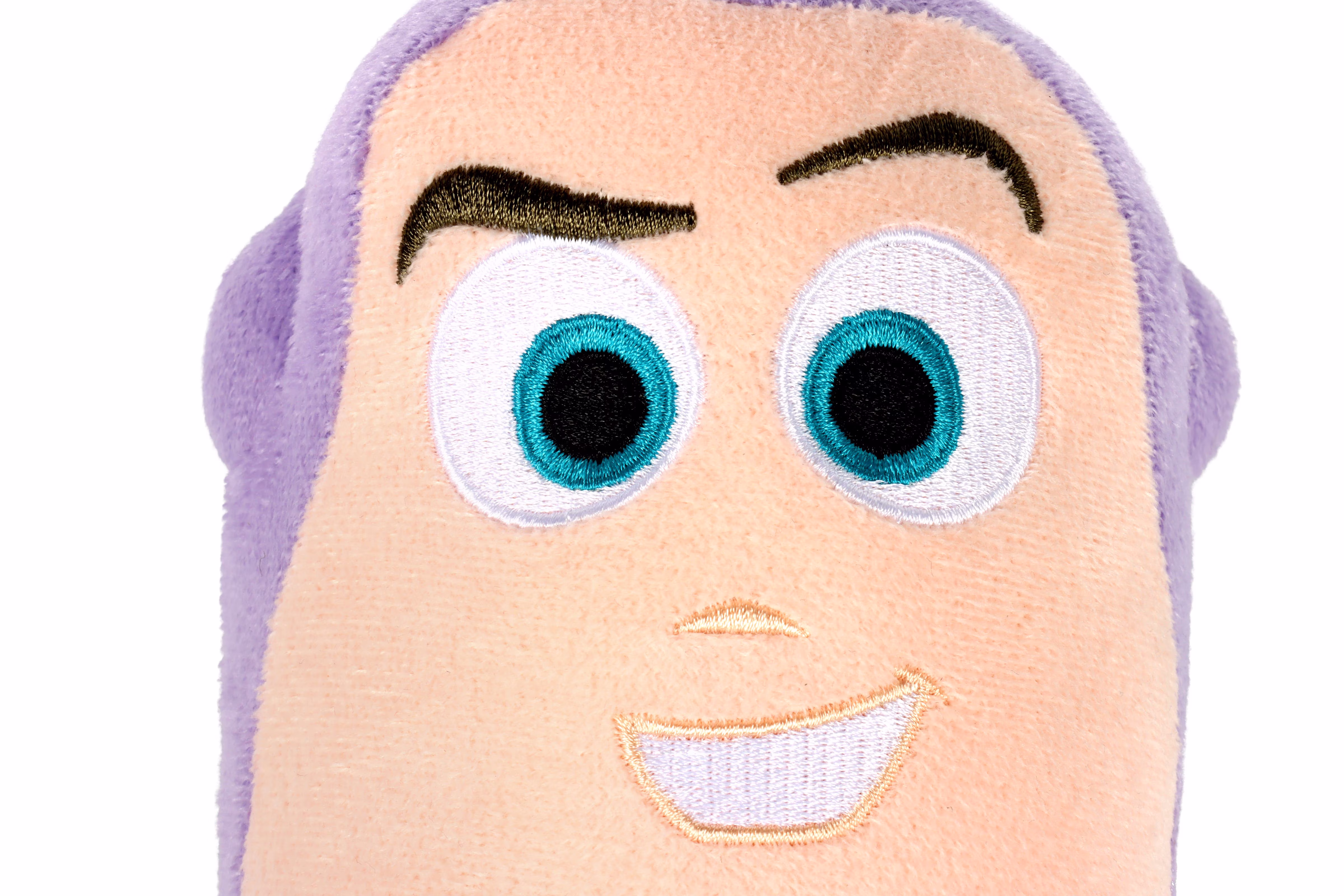 Buzz Lightyear Kids Decorative Pillow Buddy, Polyester Velboa, Green & Purple, 23", Toy Story, Disney - Thumbnail 4