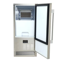 Avanti ELITE Series Outdoor Commercial Built-In Ice Maker, 50 lb. Capacity, in Stainless Steel (OIM1550U3S) - Thumbnail 8