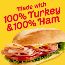 Oscar Mayer Kit with Extra Lean Honey Ham Extra Lean Honey Smoked Turkey Sliced Lunch Meat 16 oz Tray - Thumbnail 2
