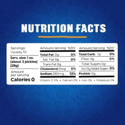 Vlasic Snack'mms Kosher Dill Mini Pickles, Keto Friendly, 16 fl. oz - Thumbnail 7