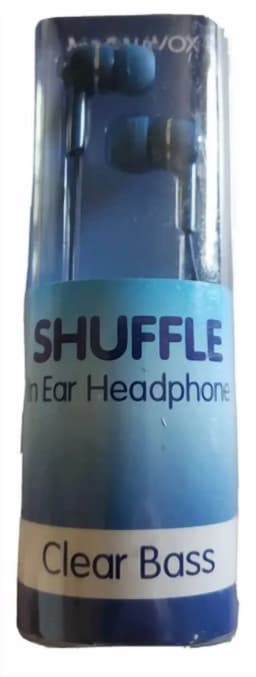 RHEA- Magnavox Blue Shuffle In Ear Headphones Clear Bass Hands Free Calling - Thumbnail 1