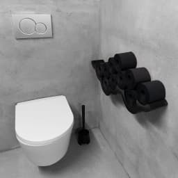 Renova Scented Colored Toilet Paper Packs 3-Ply Bath Tissue Black 1 Pack of 6 rolls - Thumbnail 4