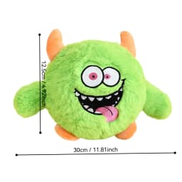 Giant Green Spiky Ball Dog Chew Toy – Extra Large Self-Play Teeth Cleaning Toy for Aggressive Chewers，Green - Thumbnail 2