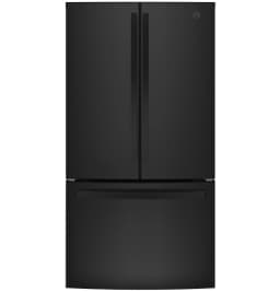 GE GNE27JGMBB 27.0 Cu. Ft. Freestanding French Door Refrigerator - Thumbnail 1