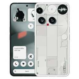 Nothing Phone (3) Cell Phone, 5G Unlocked Phones 256GB, Android 15, Snapdragon 8s Gen4, AI Mobile Phones with Four 50MP Cameras & AMOLED Display, 5150mAh, Glyph Interface, Smartphone White - Thumbnail 1