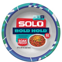 Solo Bold Hold Heavy Weight Paper Bowls, 20 fl oz, 50 Count - Thumbnail 2
