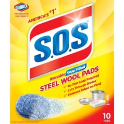 S.O.S, Steel Wool Soap Pads, 10 Ct - Thumbnail 1