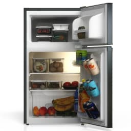 TCL Black Compact Two-Door Refrigerator with Freezer for Dorm, Office & Garage, 3.1 Cu - Thumbnail 14