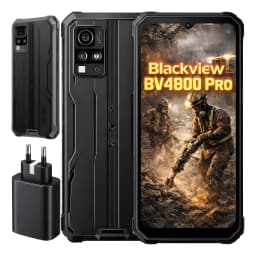 Blackview Rugged Phones BV4800 Pro 4GB+128GB Octa-core 6.5” IP68 & IP69K Waterproof Smartphones - Thumbnail 1