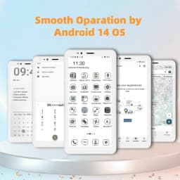 Bigme HiBreakS color E-Paper Smartphone, 5.84-Inch Android 14 Mobile Phone, 6GB+128GB, Octa-Core Processor, 3300mAh Battery, Dual Camera, 4G Connectivity, White - Thumbnail 2